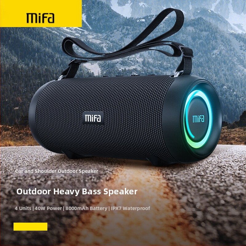 Mifa A90 Vonkajší Bluetooth Reproduktor s dvomi reproduktormi, 40W, IPX6 vodotesný, 6000mAh batéria, Bluetooth 5.3