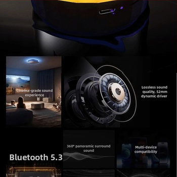 Bluetooth zvučnik s dinamičnim LED osvjetljenjem, TWS, prijenosni mini zvučnik 5W