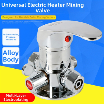 Zmiešavací ventil pre horúcu a studenú vodu pre solárny ohrievač, priemer 15 mm, prevádzkový tlak 6, horúca voda 85°C, studená voda 0°C, Runyang