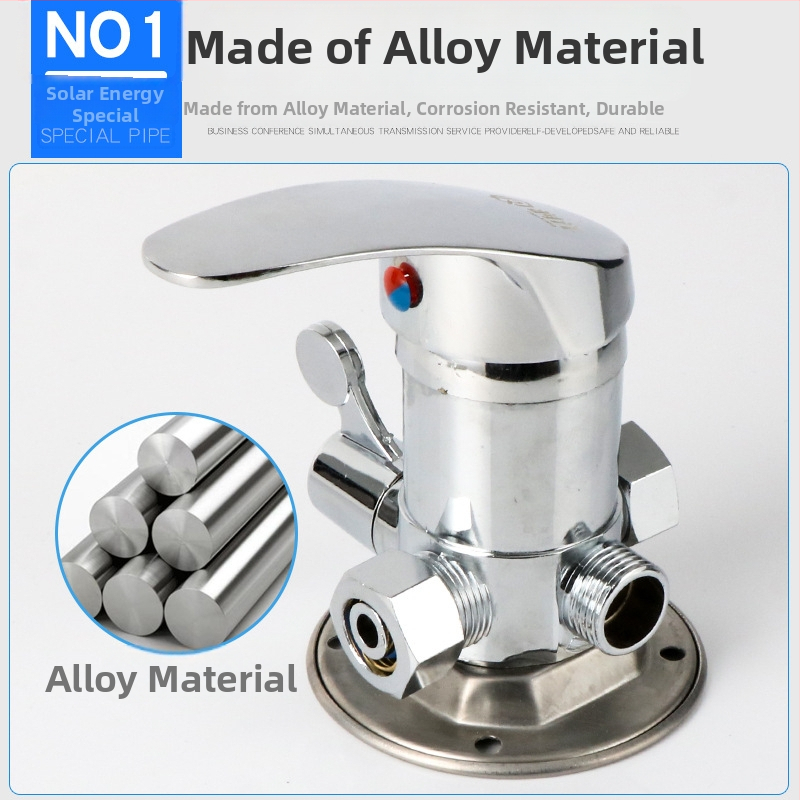 Zmiešavací ventil pre horúcu a studenú vodu pre solárny ohrievač, priemer 15 mm, prevádzkový tlak 6, horúca voda 85°C, studená voda 0°C, Runyang