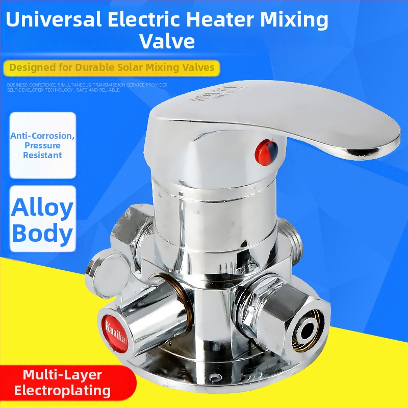 Zmiešavací ventil pre horúcu a studenú vodu pre solárny ohrievač, priemer 15 mm, prevádzkový tlak 6, horúca voda 85°C, studená voda 0°C, Runyang