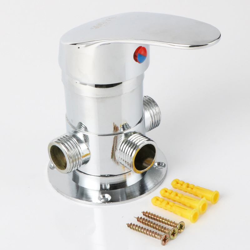 Μείκτης ζετού και ψυχρού νερού για ηλιακό θερμοσίφωνο, διάμετρος 15 mm, πίεση λειτουργίας 6, ζεστό νερό 85°C, κρύο 0°C, Runyang