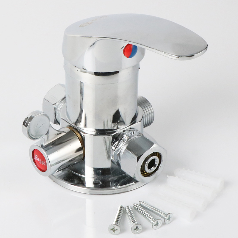 Μείκτης ζετού και ψυχρού νερού για ηλιακό θερμοσίφωνο, διάμετρος 15 mm, πίεση λειτουργίας 6, ζεστό νερό 85°C, κρύο 0°C, Runyang