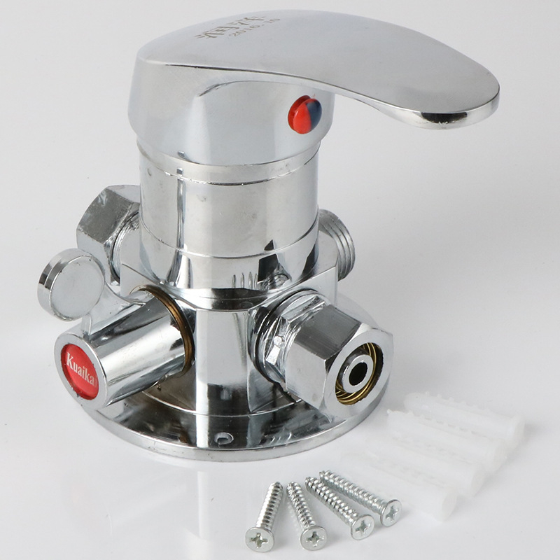 Μείκτης ζετού και ψυχρού νερού για ηλιακό θερμοσίφωνο, διάμετρος 15 mm, πίεση λειτουργίας 6, ζεστό νερό 85°C, κρύο 0°C, Runyang