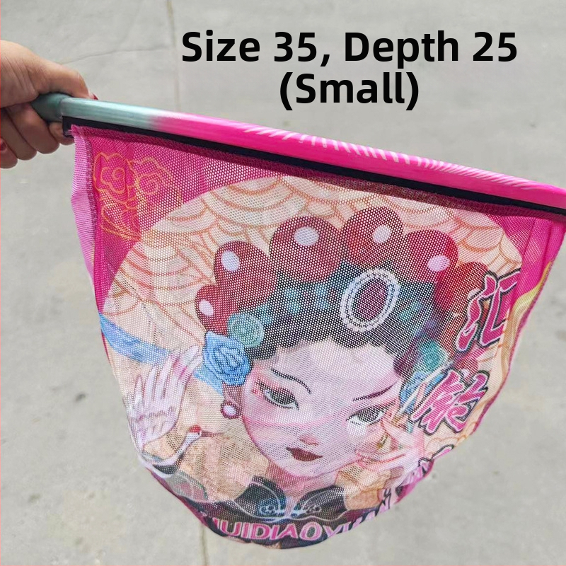 Cap de plasă pentru pescuit din carbon nano cu plasă fină, uscare rapidă, anti-înnodare, adânime 25–30 cm