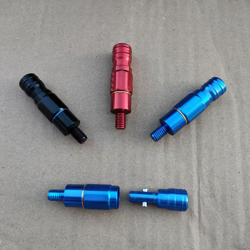 Konektor za ribolovnu mrežu s mehanizmom brzog otpuštanja i glavom protiv okretanja, 8 mm, aluminijska legura
