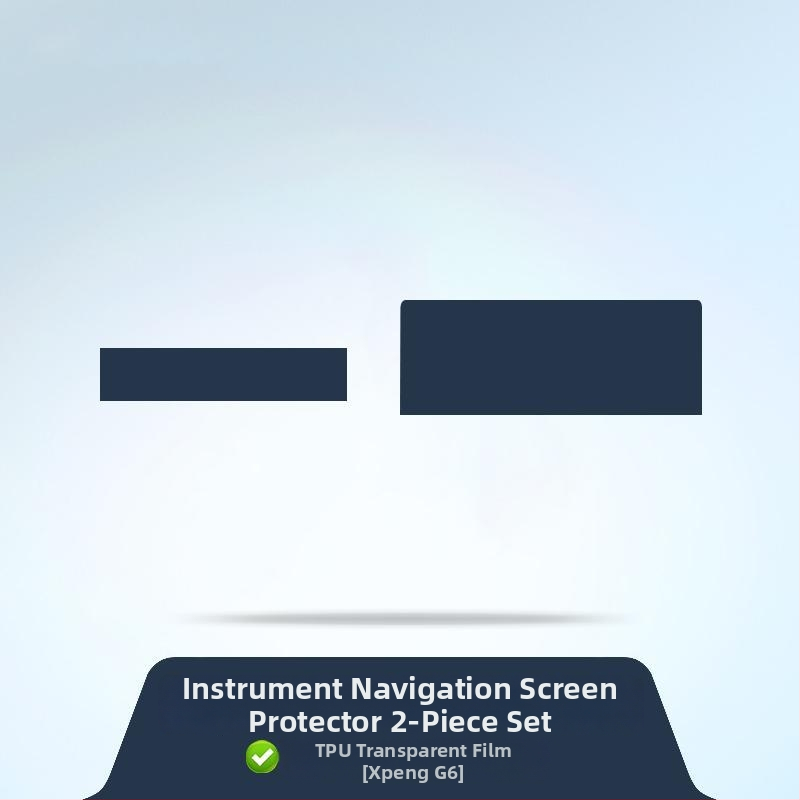 Folie TPU pentru Xiaopeng G6 – protecție pentru ecran interior, clusterul de instrumente și ecranul de navigație