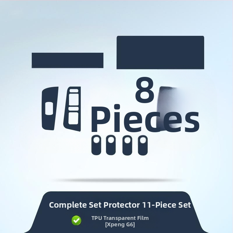 Folie TPU pentru Xiaopeng G6 – protecție pentru ecran interior, clusterul de instrumente și ecranul de navigație