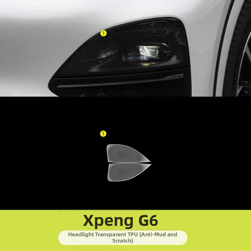 Folie TPU pentru Xiaopeng G6 – protecție pentru ecran interior, clusterul de instrumente și ecranul de navigație