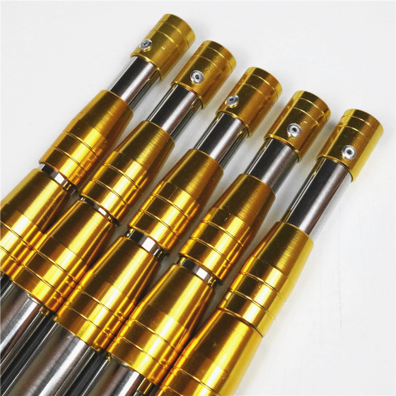 Tijă telescopică din oțel inoxidabil pentru plasă și cules de fructe