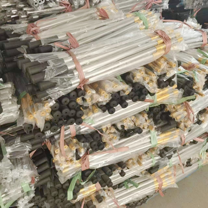 Tijă telescopică din oțel inoxidabil pentru plasă și cules de fructe