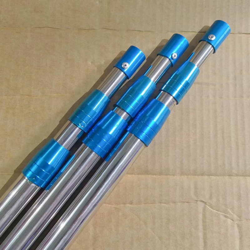 Tijă telescopică din oțel inoxidabil pentru plasă și cules de fructe