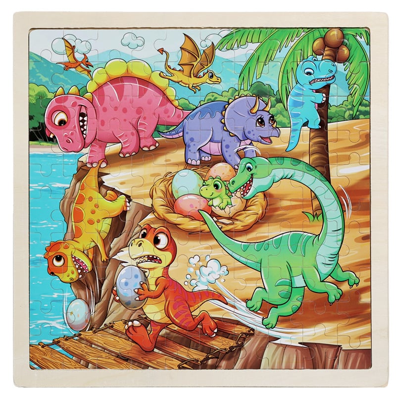 Drveni plošni puzzle za djecu — 100 komada, DIY prijateljski, uzrast 4–6 godina (Materijal: drvo; Broj komada: 100; Kategorija proizvoda: plošni puzzle; Uzrast: 4–6 godina; DIY: Da)