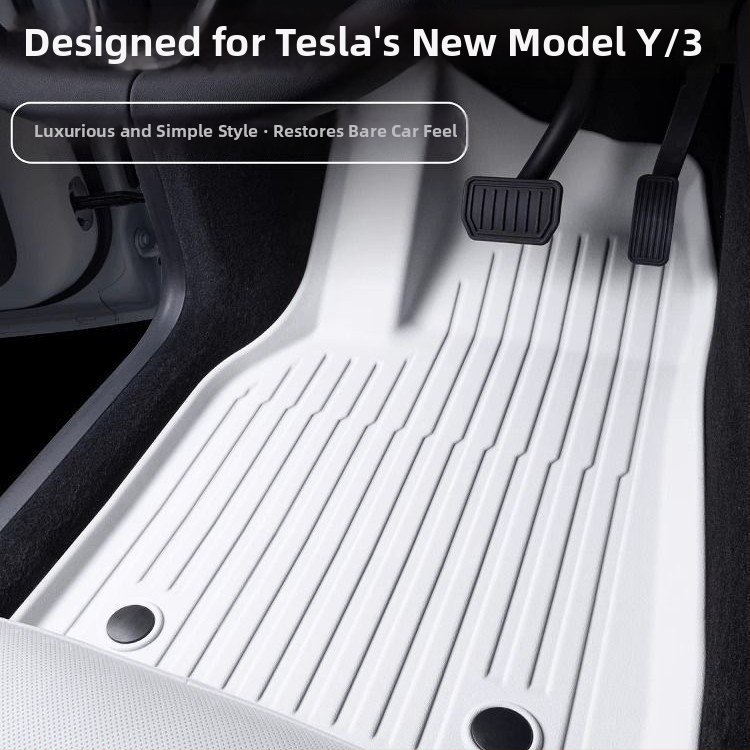 Πάτωμα αυτοκινήτου για Tesla Model 3 και Model Y με πλήρες κάλυμμα, TPES υλικό, χωρίς λογότυπο