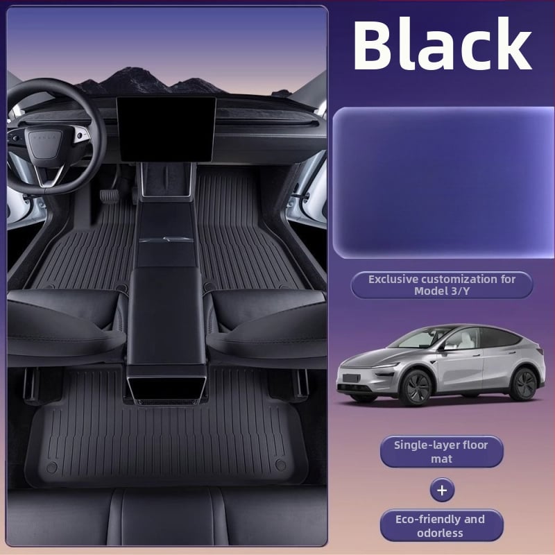 Πάτωμα αυτοκινήτου για Tesla Model 3 και Model Y με πλήρες κάλυμμα, TPES υλικό, χωρίς λογότυπο