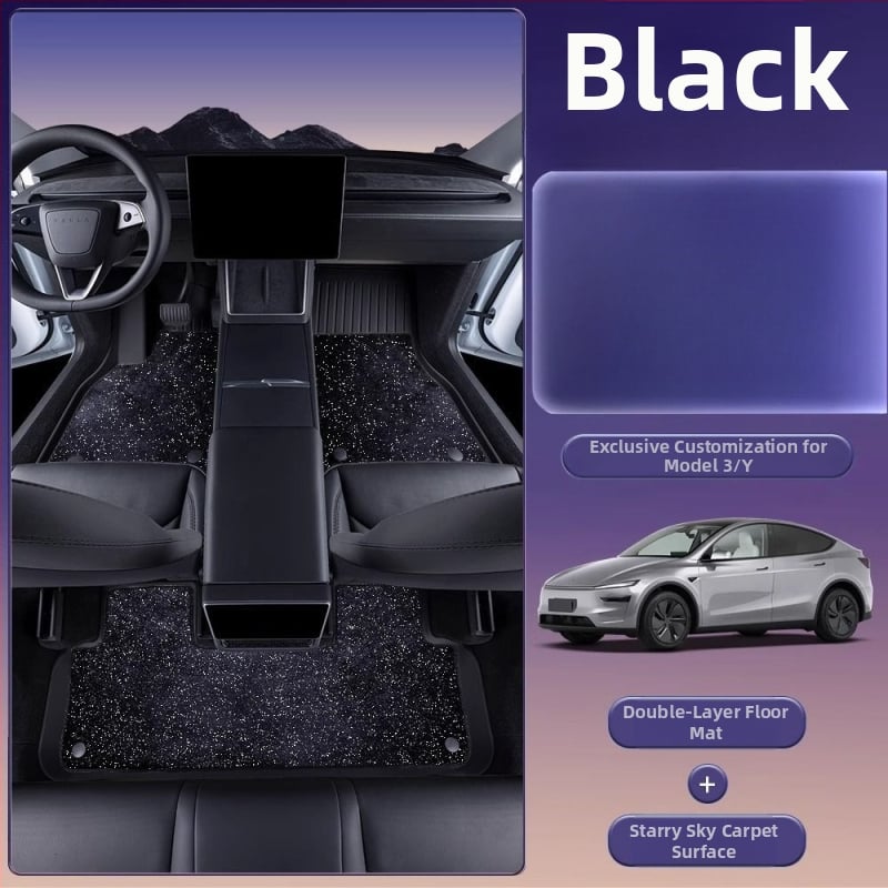Πάτωμα αυτοκινήτου για Tesla Model 3 και Model Y με πλήρες κάλυμμα, TPES υλικό, χωρίς λογότυπο