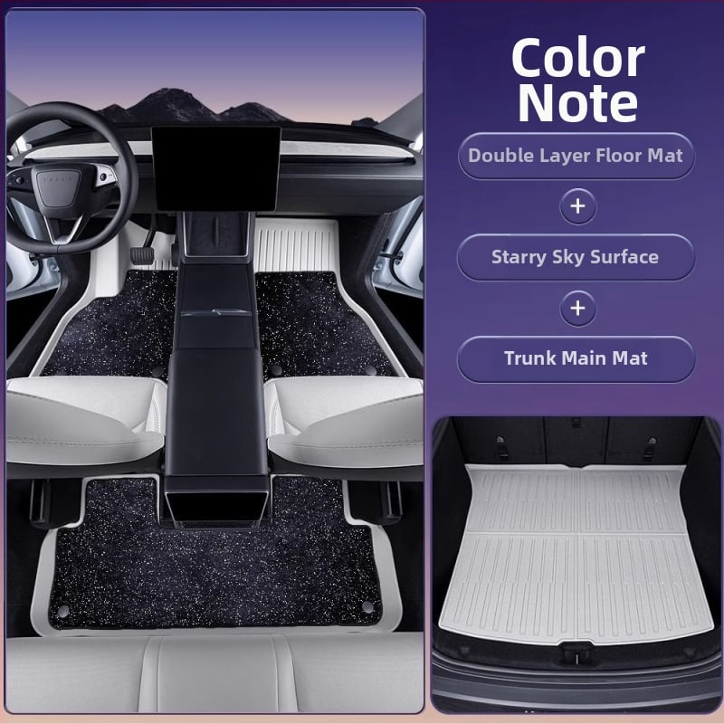 Πάτωμα αυτοκινήτου για Tesla Model 3 και Model Y με πλήρες κάλυμμα, TPES υλικό, χωρίς λογότυπο