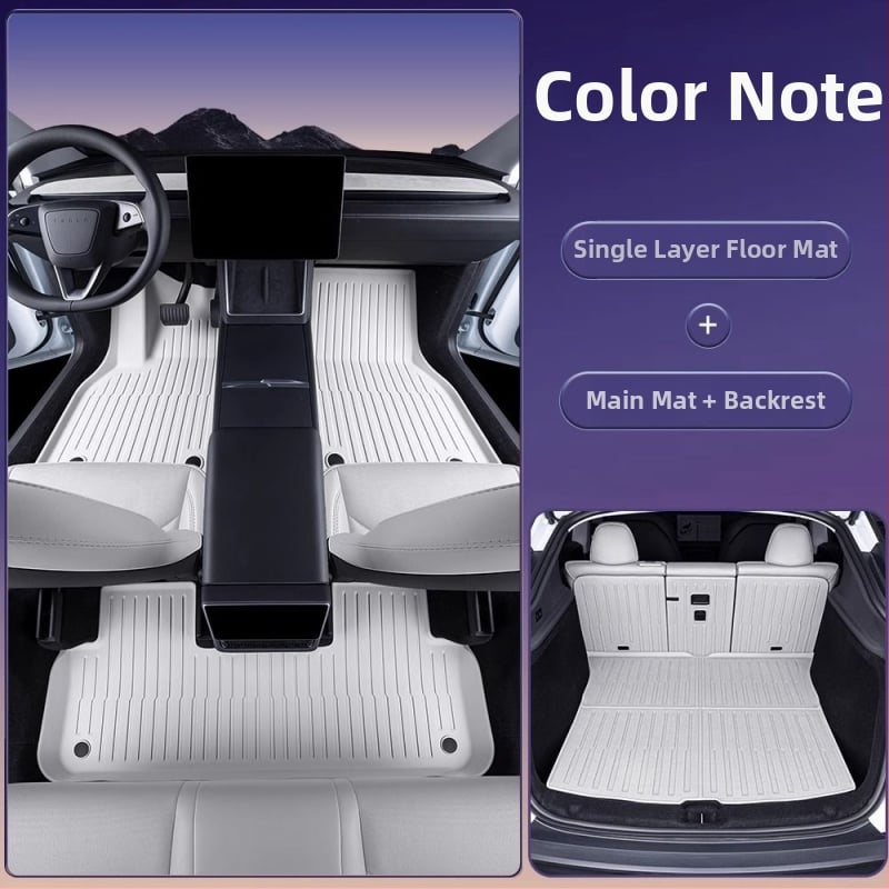 Πάτωμα αυτοκινήτου για Tesla Model 3 και Model Y με πλήρες κάλυμμα, TPES υλικό, χωρίς λογότυπο