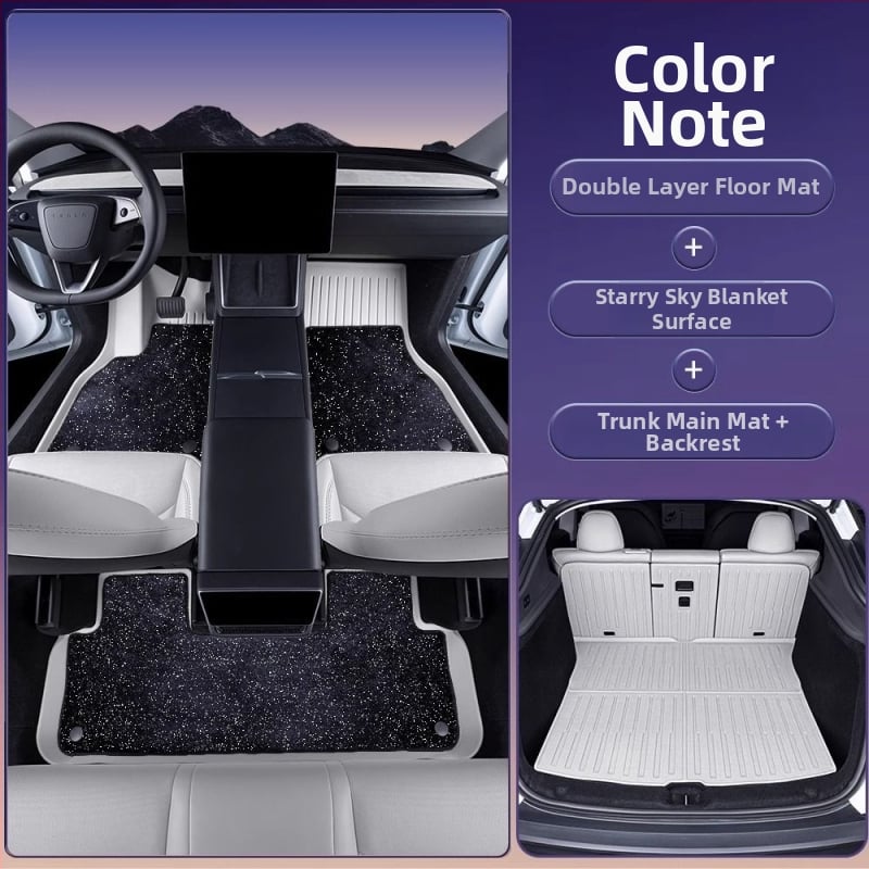 Πάτωμα αυτοκινήτου για Tesla Model 3 και Model Y με πλήρες κάλυμμα, TPES υλικό, χωρίς λογότυπο