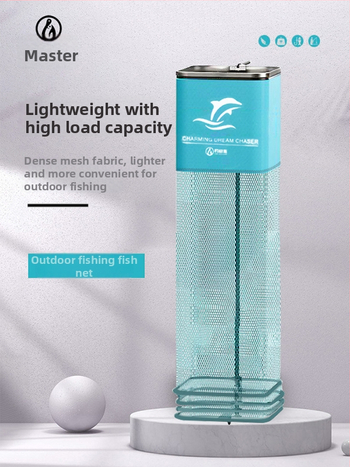 Baon nylonová rybárska ochranná sieť, prenosná sieť so štvorcovým okom, rýchloschnúca