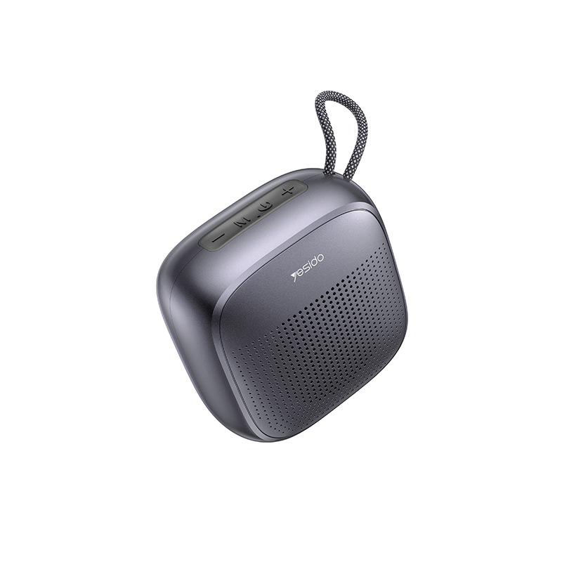 Yesido Kültéri hordozható Bluetooth hangszóró mélynyomóval, Bluetooth 5.3, frekvenciatartomány 60 Hz–15 kHz, teljesítmény 5 W, max táv 10 m, 52 mm meghajtó + CD diafragma