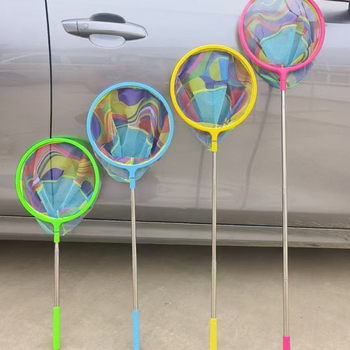 Runshuo Dječja sklopiva mreža za ribolov za hvatanje malih riba, škampi, leptira i dragonflies
