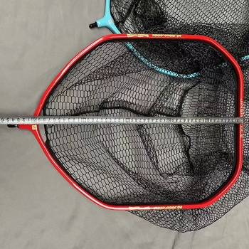 Fishnado hálófej integrált megerősítéssel és vastag ragasztott hálóanyaggal – szén- és alumínium konstrukció