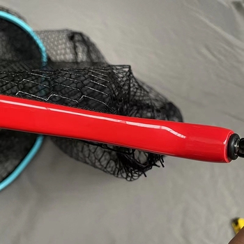 Fishnado hálófej integrált megerősítéssel és vastag ragasztott hálóanyaggal – szén- és alumínium konstrukció