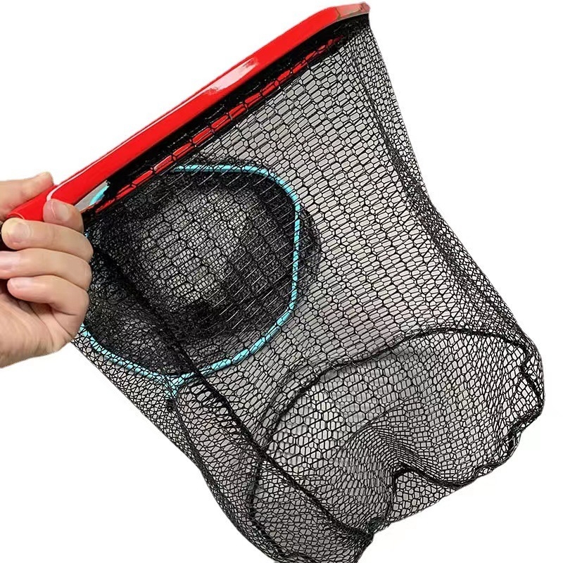 Fishnado hálófej integrált megerősítéssel és vastag ragasztott hálóanyaggal – szén- és alumínium konstrukció