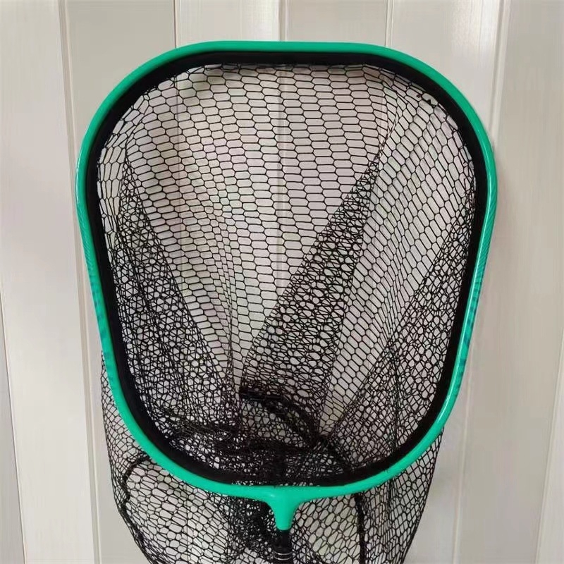 Fishnado hálófej integrált megerősítéssel és vastag ragasztott hálóanyaggal – szén- és alumínium konstrukció