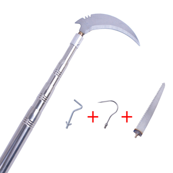 Telescopna šipka od nehrđajućeg čelika za podrezivanje grana - izvlačna, 3-6 odjeljaka, težina 0,5-2,5 kg