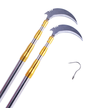 Telescopna šipka od nehrđajućeg čelika za podrezivanje grana - izvlačna, 3-6 odjeljaka, težina 0,5-2,5 kg