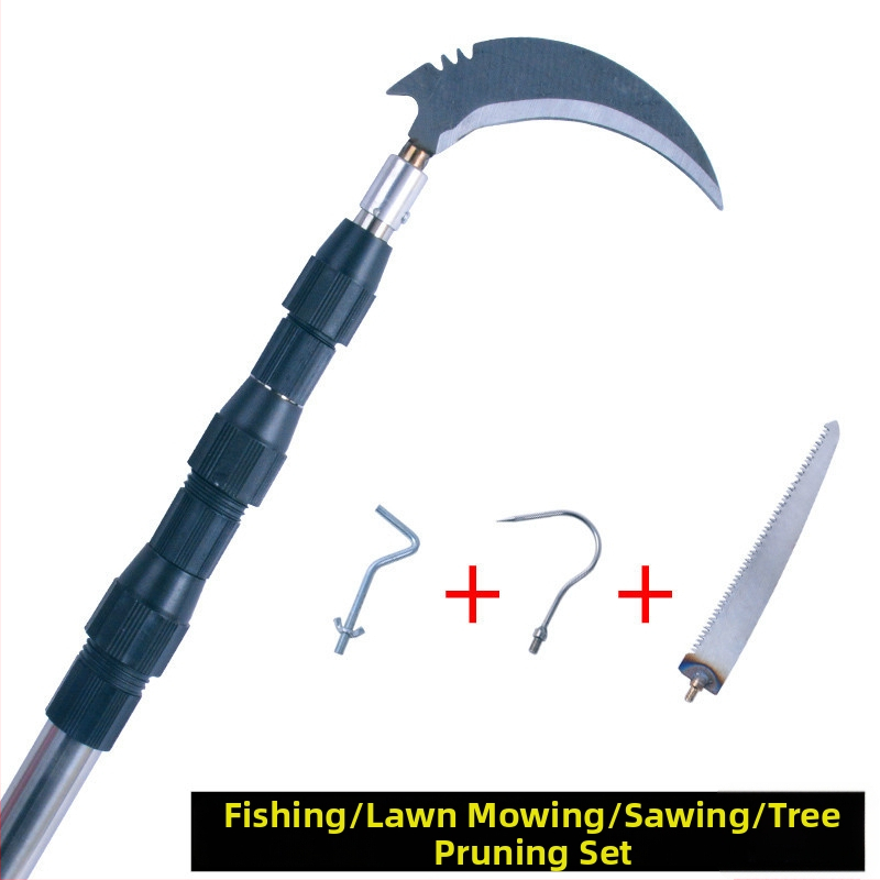 Telescopna šipka od nehrđajućeg čelika za podrezivanje grana - izvlačna, 3-6 odjeljaka, težina 0,5-2,5 kg