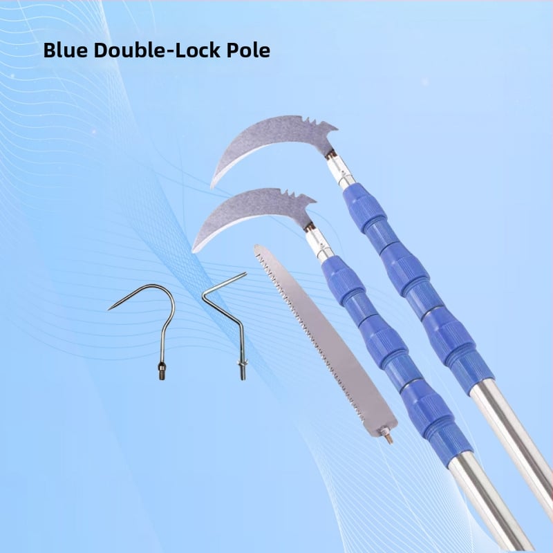 Telescopna šipka od nehrđajućeg čelika za podrezivanje grana - izvlačna, 3-6 odjeljaka, težina 0,5-2,5 kg