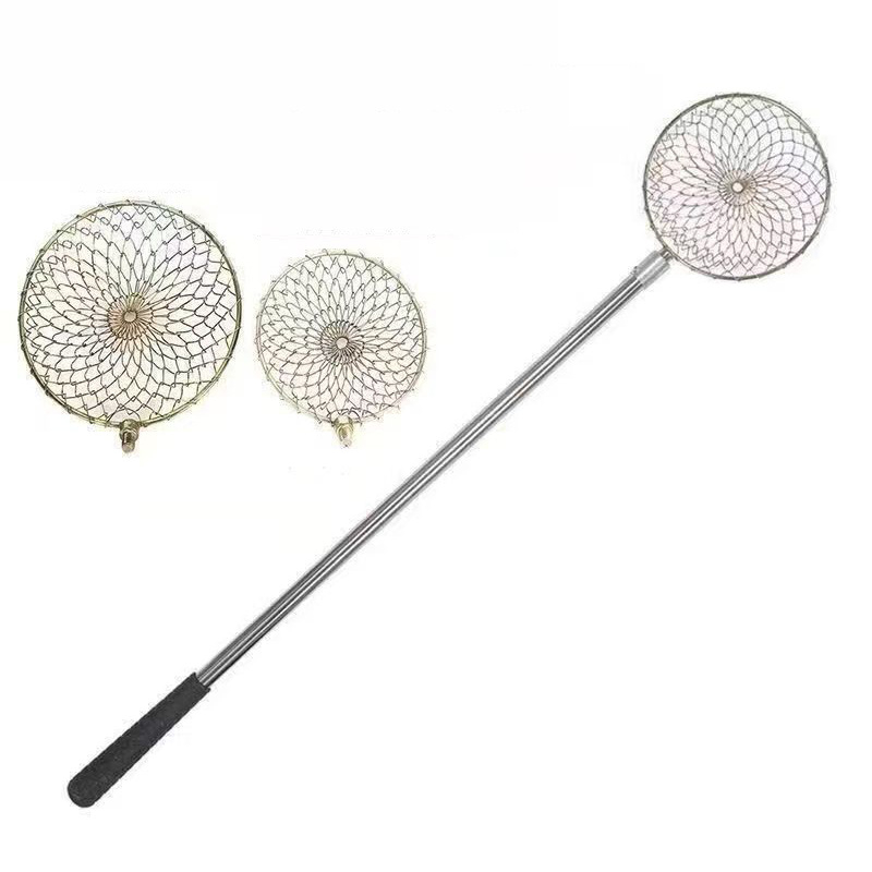 Ice Fishing Skimmer Head, Rozsdamentes acél, Jégbontó, Horgászfelszerelés