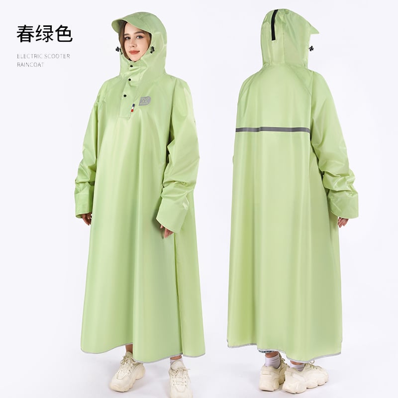 Egyrészes esőköpeny motorkerékpárokhoz és elektromos járművekhez, vastag Oxford anyag, PVC ragasztó vízálló réteg, felnőtteknek