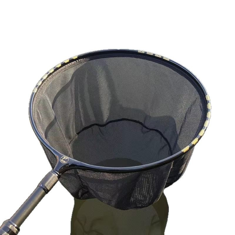 Legyezőhorgász hálófej, cserélhető nylon hálóval, leválasztható fej, különleges alakú alumínium ötvözet, állítható mélység