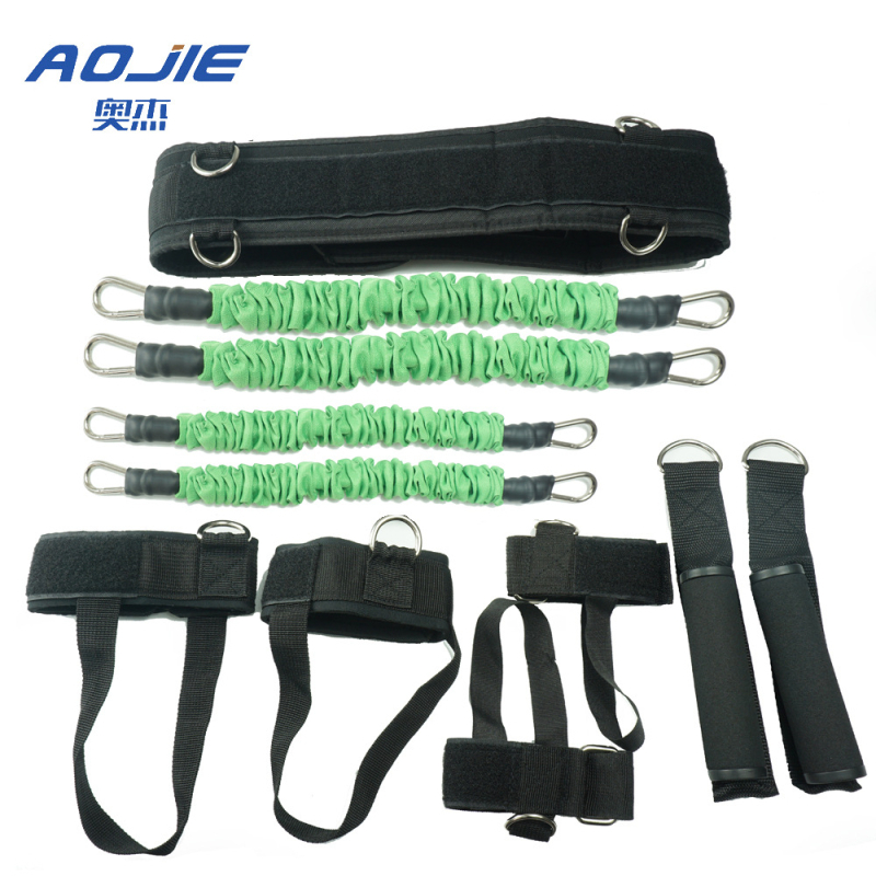 Sfoară de antrenament pentru box – tip de agățare, piele naturală, 850 g, antrenament pentru picioare