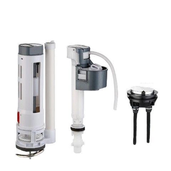 Univerzalni set ventila za ispiranje WC-a — dovodni i odvodni ventili, TPE materijal, ručna operacija