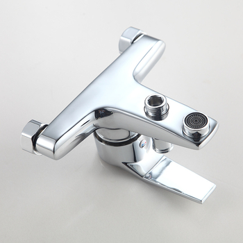 Τριπλός μίκτης μπάνιου ζεστό-κρύο, ορειχάλκινο σώμα, κεραμικός μηχανισμός βαλβίδας, χειροκίνητη εγκατάσταση