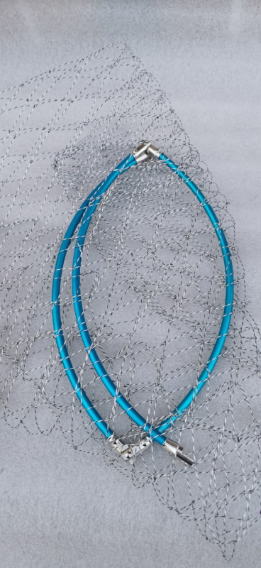 Sklopivi kružni mrežni prsten od aluminijske legure, s 8 mm spojkom – ribolovna oprema