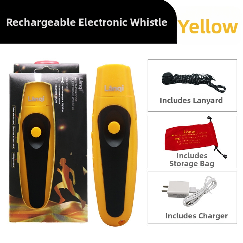 Myka Fluieră electronică de arbitru – ABS reîncărcabil, sunet puternic, pentru baschet și volei