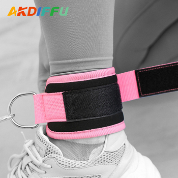 Глезен предпазител за тренировки с каишка и еластично въже, гума, универсален, за йога, марка Aikedifei