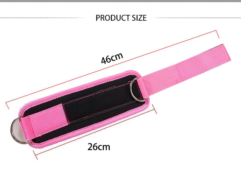 Глезен предпазител за тренировки с каишка и еластично въже, гума, универсален, за йога, марка Aikedifei