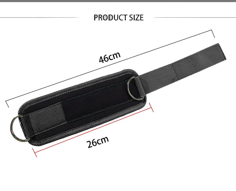 Глезен предпазител за тренировки с каишка и еластично въже, гума, универсален, за йога, марка Aikedifei