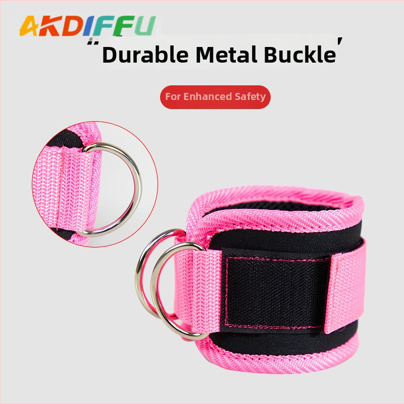 Глезен предпазител за тренировки с каишка и еластично въже, гума, универсален, за йога, марка Aikedifei