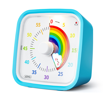 Χρονόμετρο κουζίνας με προστασία από πτώσεις, αθόρυβη λειτουργία και οπτική LCD οθόνη — χρονόμετρο για μαθητές, για οικιακή εργασία, με μπαταρία, κίνηση quartz