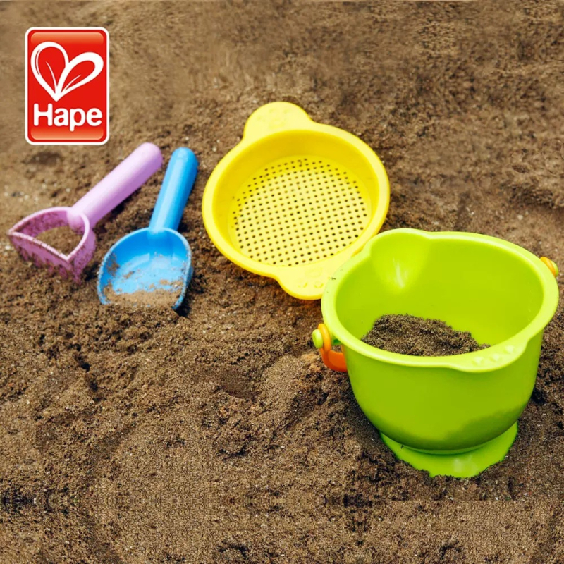 Plaža igračkice za bebe: ABS set za igru u pijesku i vodi, za dob 0–3 godina, s mrežastom torbom