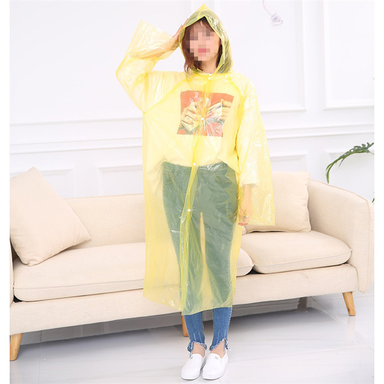 PE kišobronsko pončo za kišu, jednoplošni, debeli, za odrasle, planinarenje