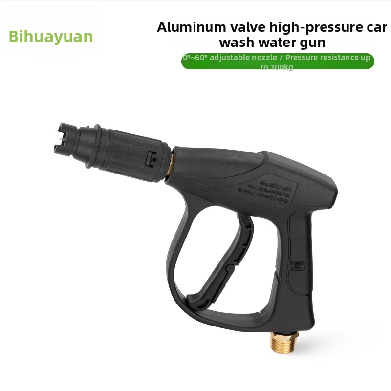 Vysokotlaková hlava pištole na umývanie áut, typ 380/58, plastová rukoväť, hmotnosť 250 g